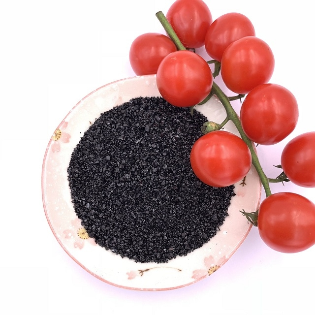 Flocos Brilhantes de Humato de Potássio Solúvel Versátil para Frutas, Vegetais e Ornamentais