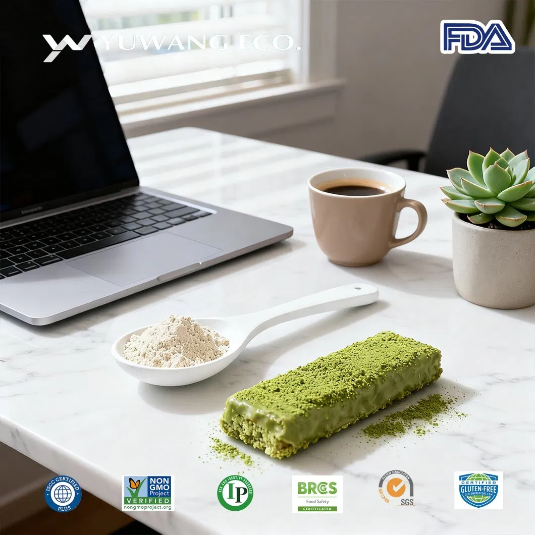 Proteína de soja texturizada não transgênica certificada halal para barra de proteína Nutramigen, barra de nutrição personalizável, proteína de soja sustentável, bom sabor