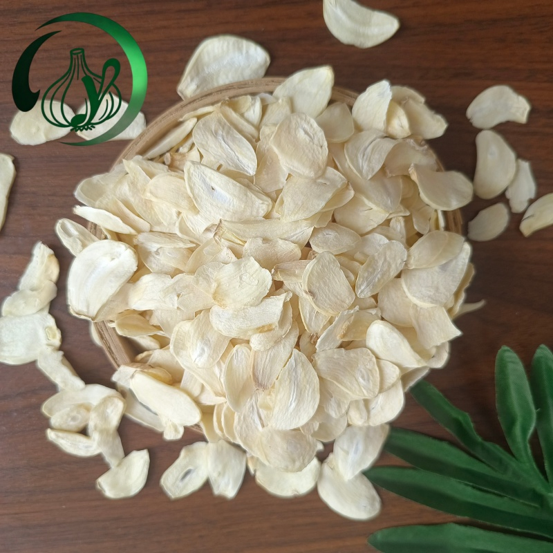 Flocos de Alho Secos Chineses Vegetais Desidratados Chips de Alho para Misturas de Temperos e Uso Alimentar Industrial