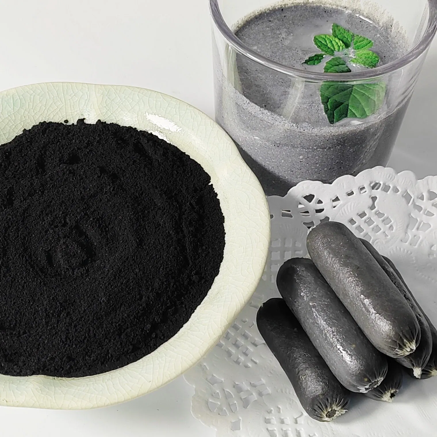 Preço de Fábrica Pequena Embalagem Corante Alimentar Preto para a Indústria Alimentícia