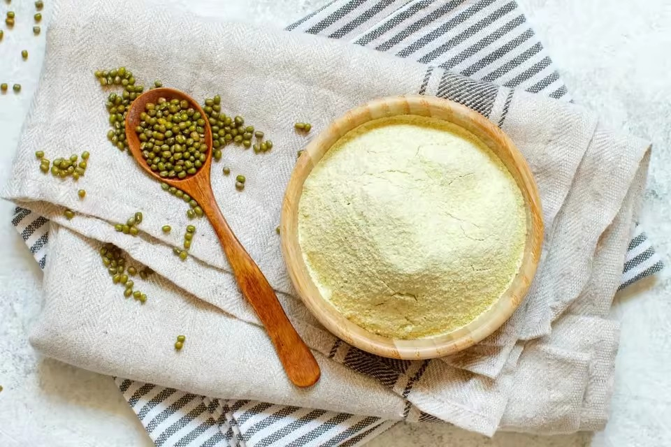 Suplemento Alimentar Proteína Vegana Pó de Proteína de Feijão Mungo Verde
