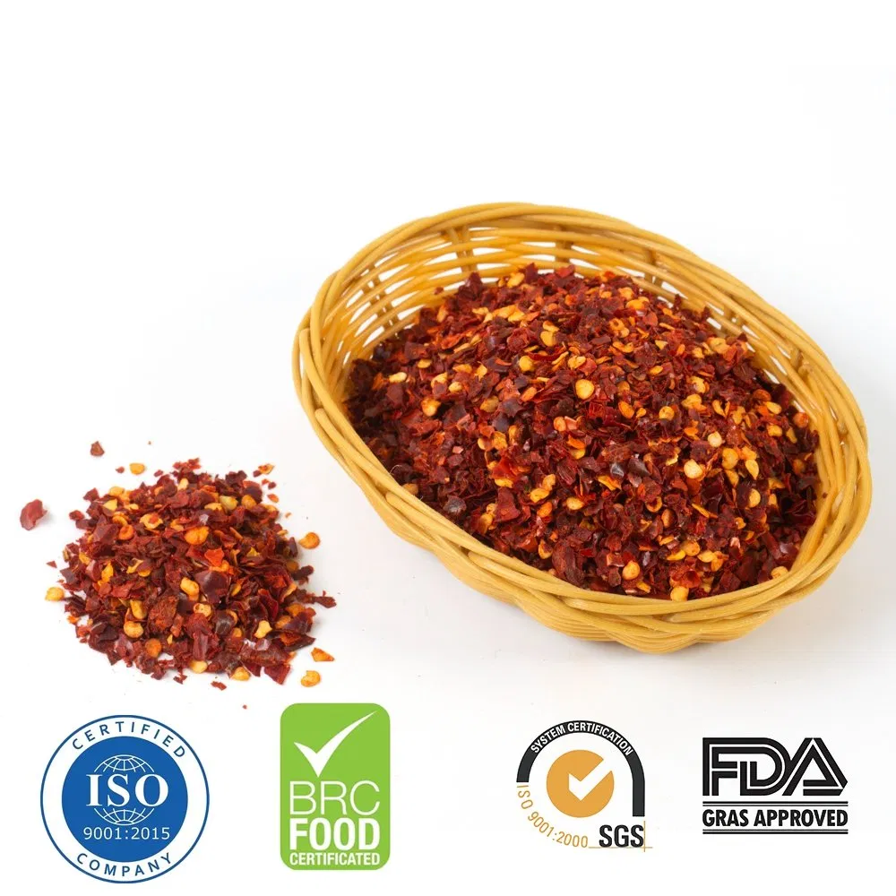 Fábrica de Pimenta Fornecimento Atacado Temperos Vegetais Flocos de Pimenta Paprika Secos com Sementes