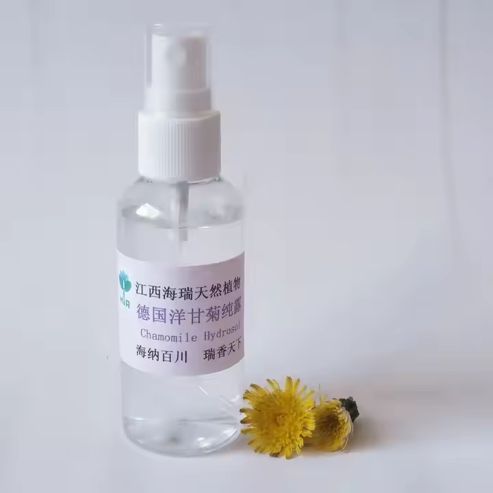 Água Floral de Camomila Hidrossol Natural Pura para o Rosto Hidratante de Cuidados com a Pele