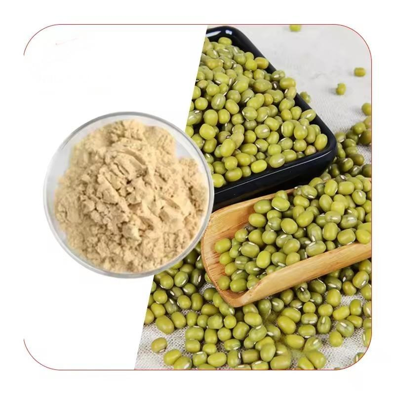 Proteína Peptídica Natural de Feijão Mungo Hidrolisado em Pó de Feijão Verde de Alta Qualidade 100%