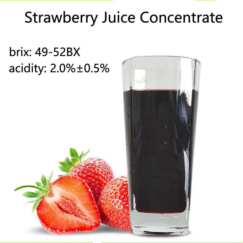 Vendas Quentes Suco Concentrado de Morango Purê de Morango Suco de Morango Concentrado de Fruta