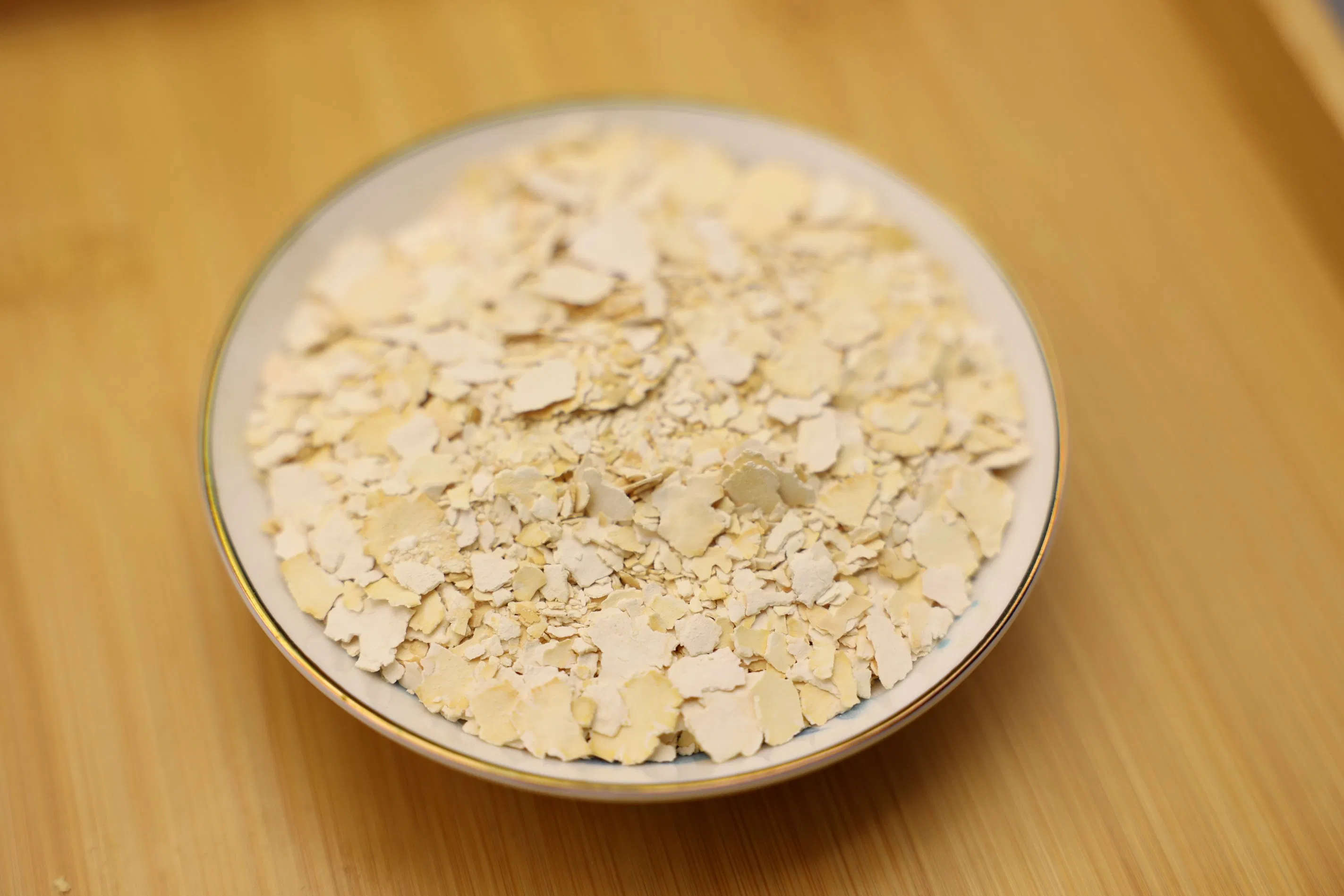 Flocos de soja de grau alimentício não transgênicos para proteína vegetal texturizada