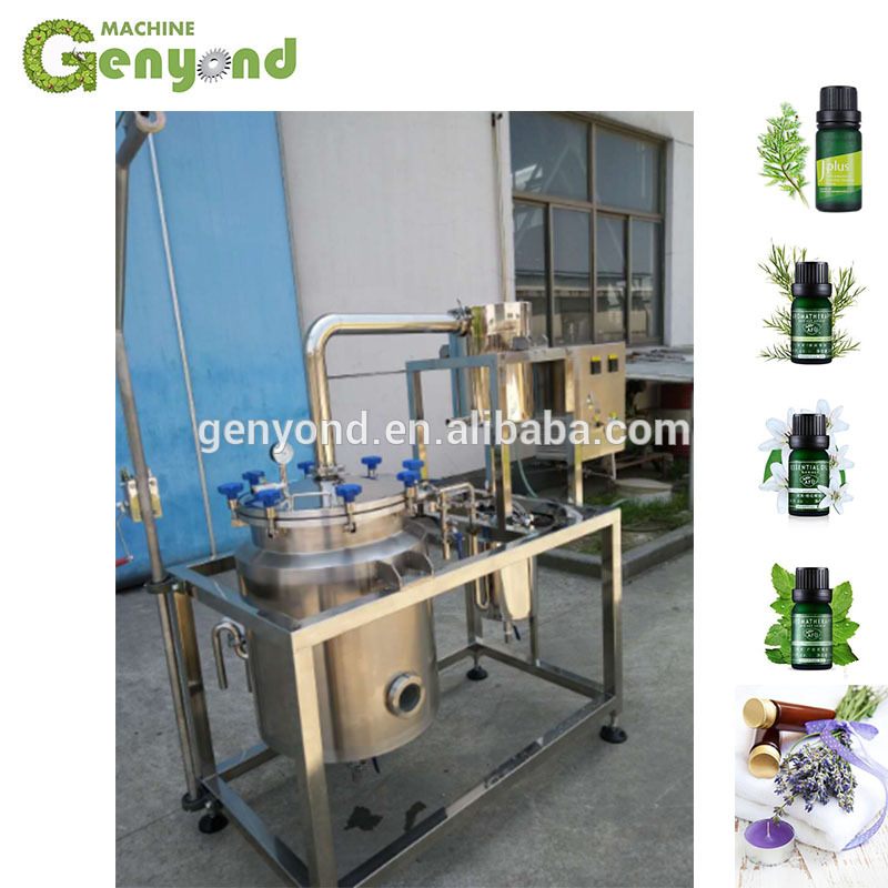 Máquina Destiladora de Óleo Essencial Herbal / Máquina Destiladora de Álcool de Brandy / Máquina de Destilação de Água Floral Hidrossol