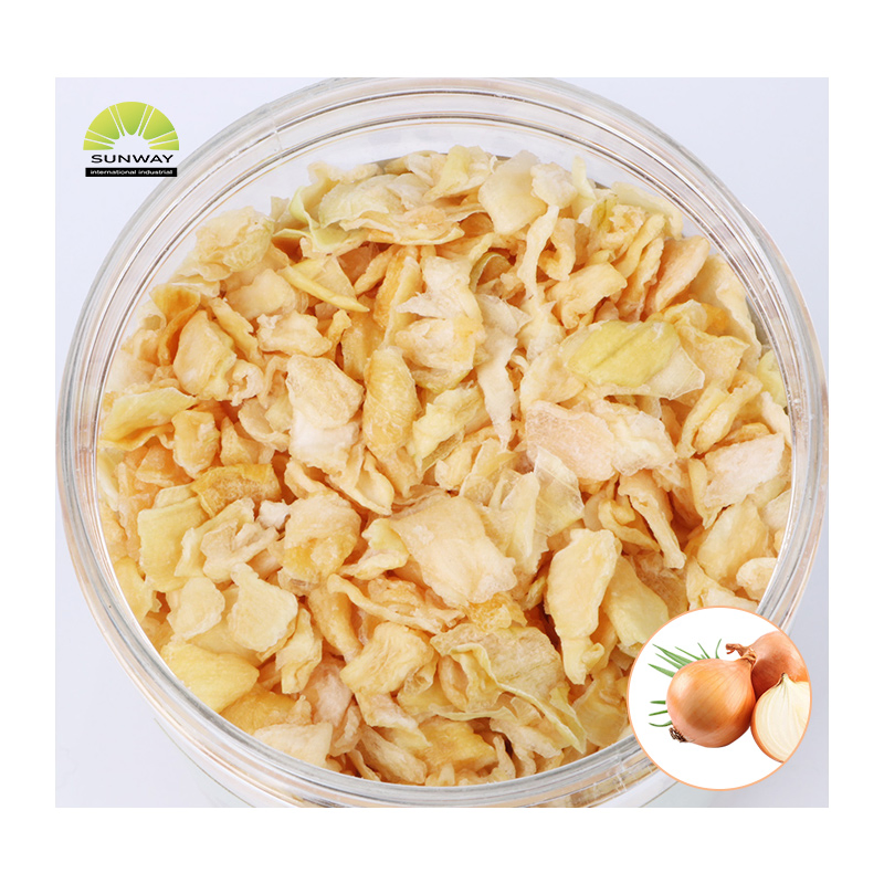 Vegetais desidratados Cebola Flocos de cebola branca seca