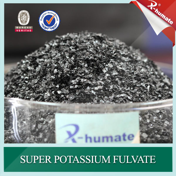 X-Humate 100% Solubilidade em Água 70%Min Ácido Húmico Flocos de Humato de Potássio