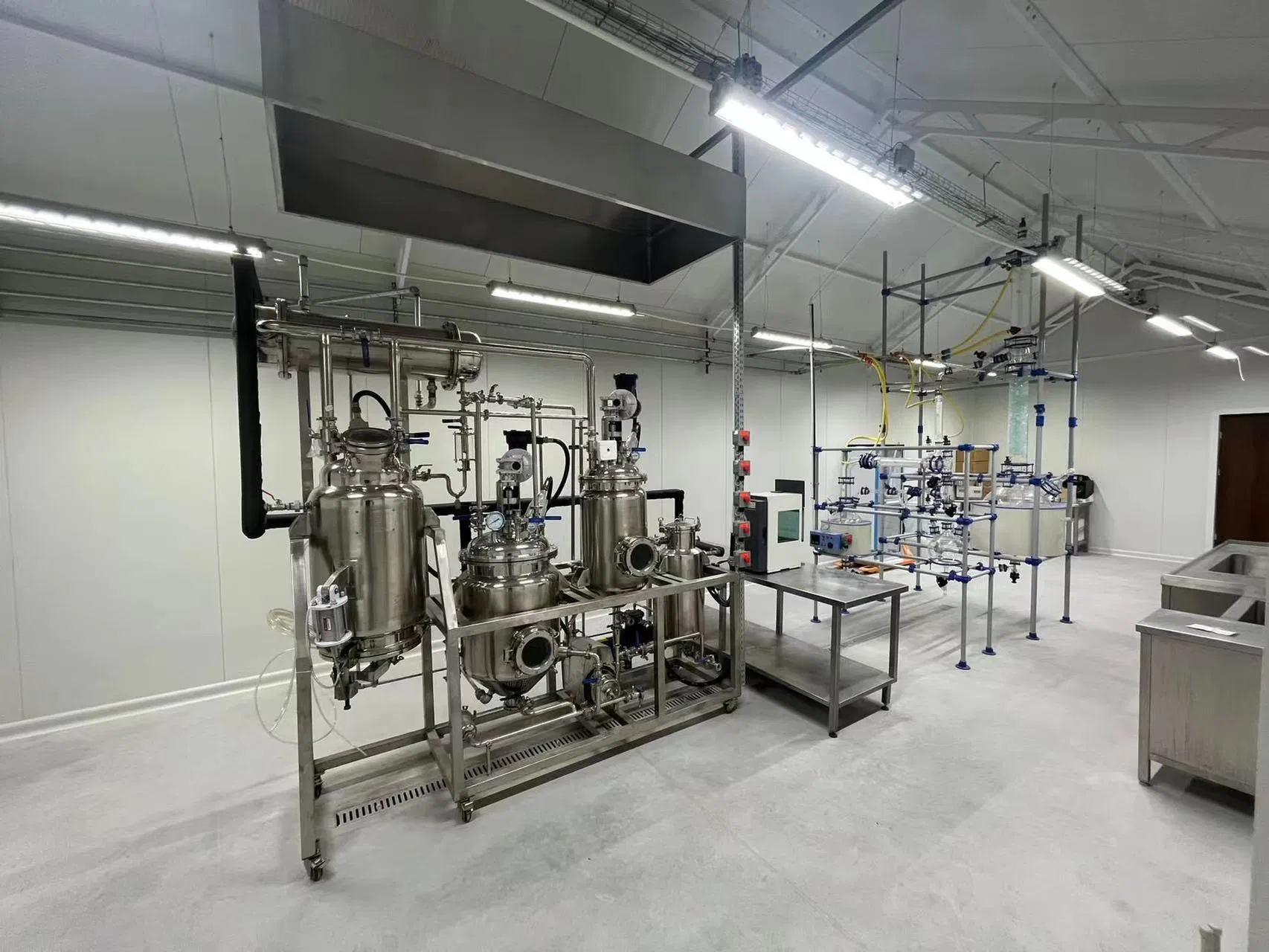 100L SS304 Máquina de Extração de Óleo Essencial por Destilação a Vapor de Plantas Botânicas Fitoterápicas em Pequena Escala para Piloto de Capacidade Reduzida, Máquina Mini de Extração de Óleo