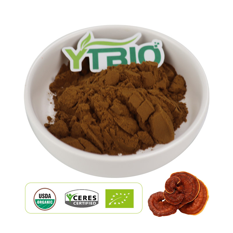 Preço em grande quantidade de pó de extrato de cogumelo reishi natural polissacarídeos