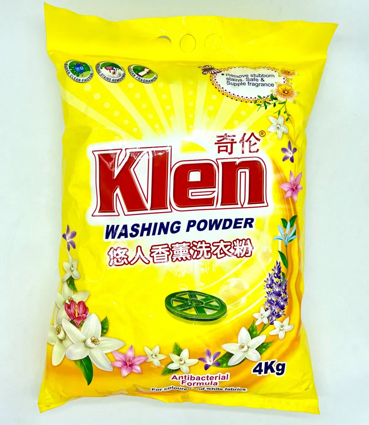 Pó de detergente para lavanderia em promoção, ecológico, com extratos de plantas e óleos essenciais, pó para lavagem de roupas ao sol