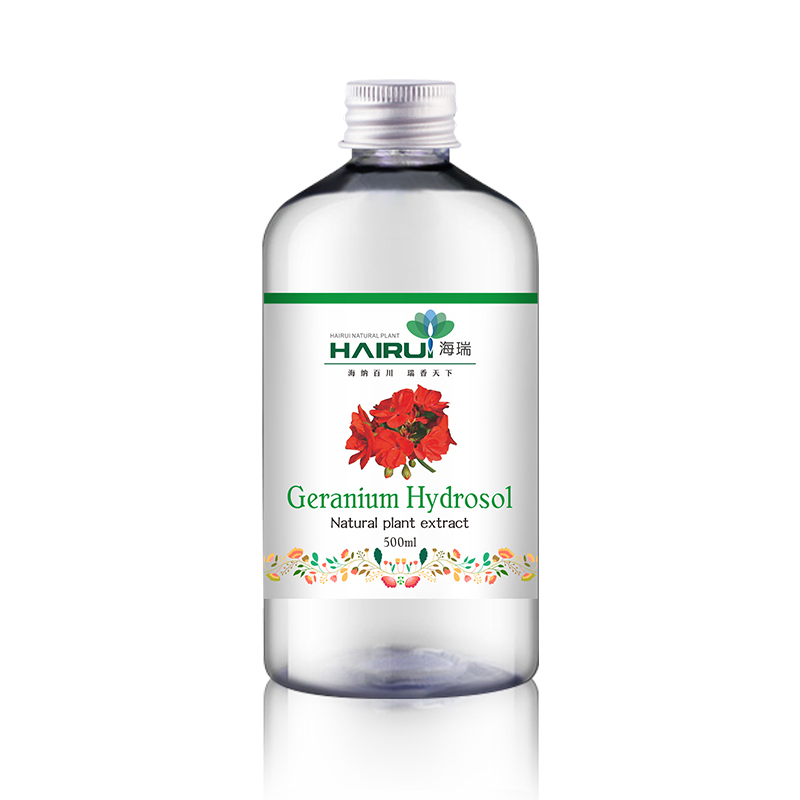 100% Hidrossol de Extrato de Planta Pura Água Floral Hidrossol de Gerânio