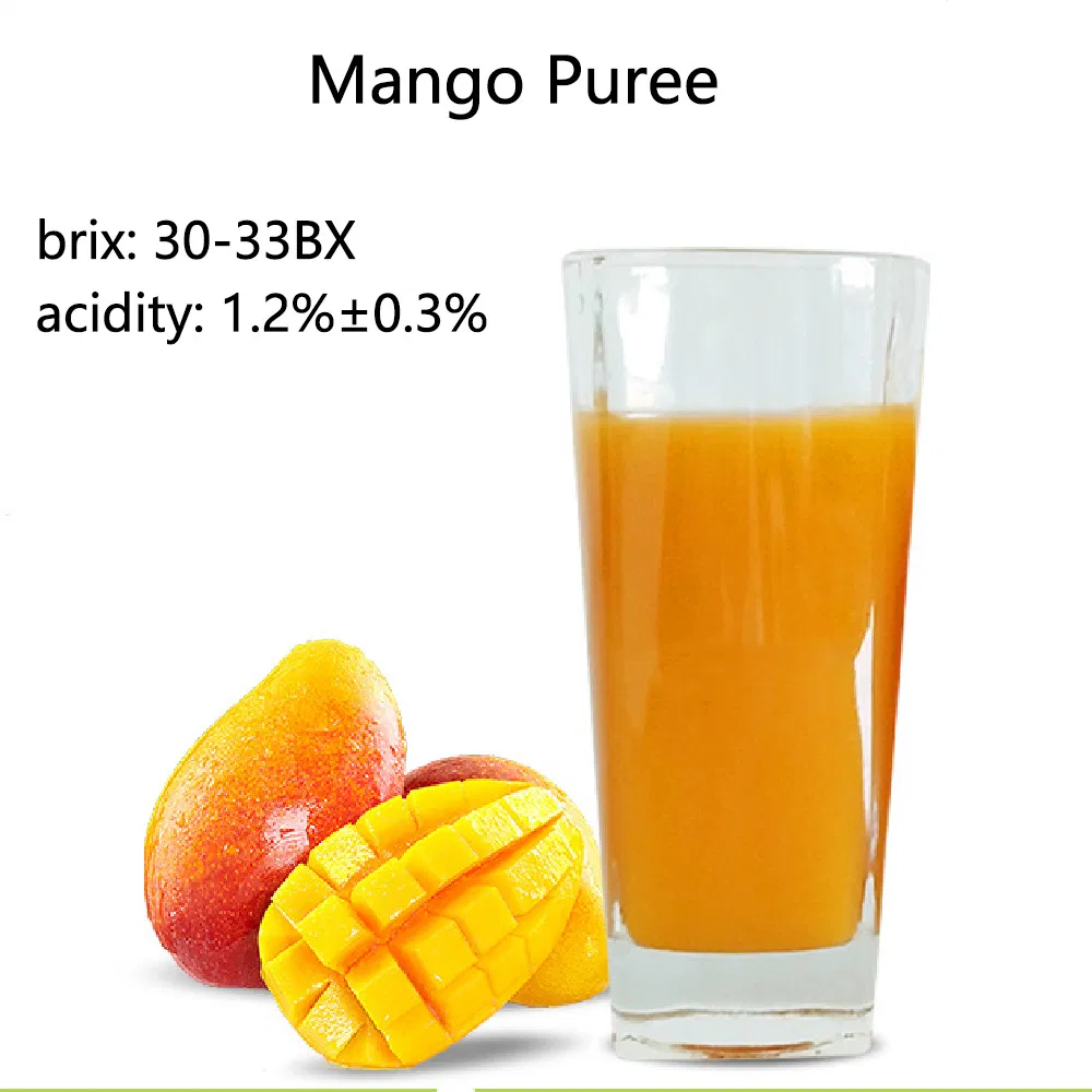Purê de Manga Saudável Bebida de Suco Concentrado de Manga Suco de Manga Doce de Fruta Vinho de Fruta Matérias-Primas