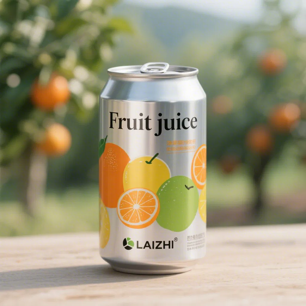 Suco de Fruta Concentrado em Lata de Alumínio