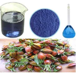 Pó de corante alimentar de extrato de gardênia azul