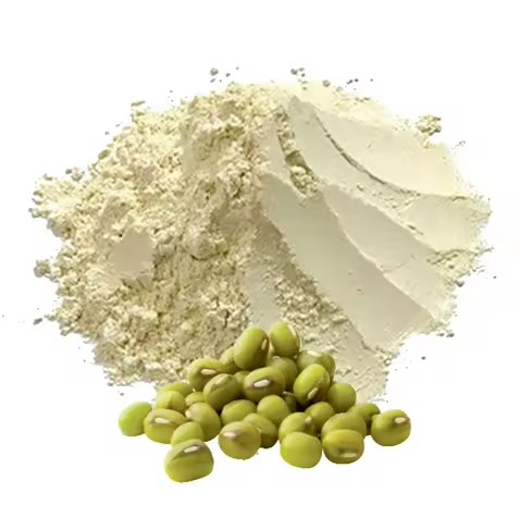 Proteína Peptídica Natural de Feijão Mungo Hidrolisado em Pó de Feijão Verde de Alta Qualidade 100%