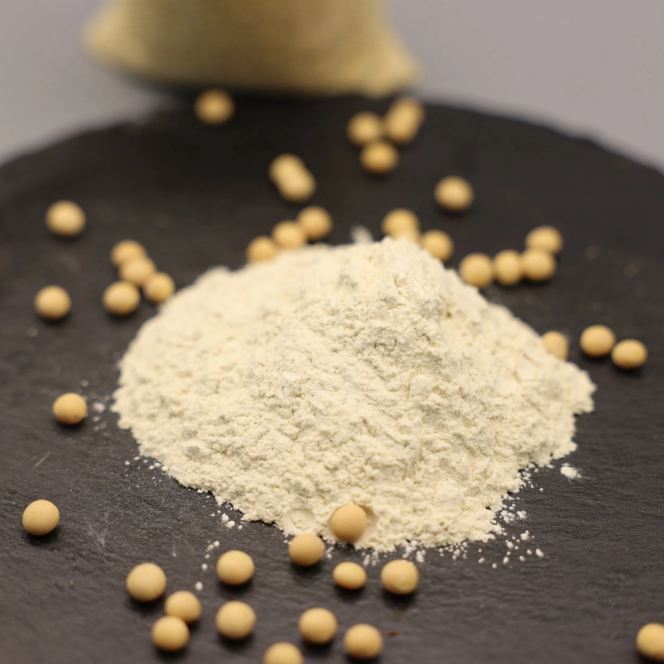 Personalização de grau alimentício de fibra dietética de soja à base de plantas natural para bebidas