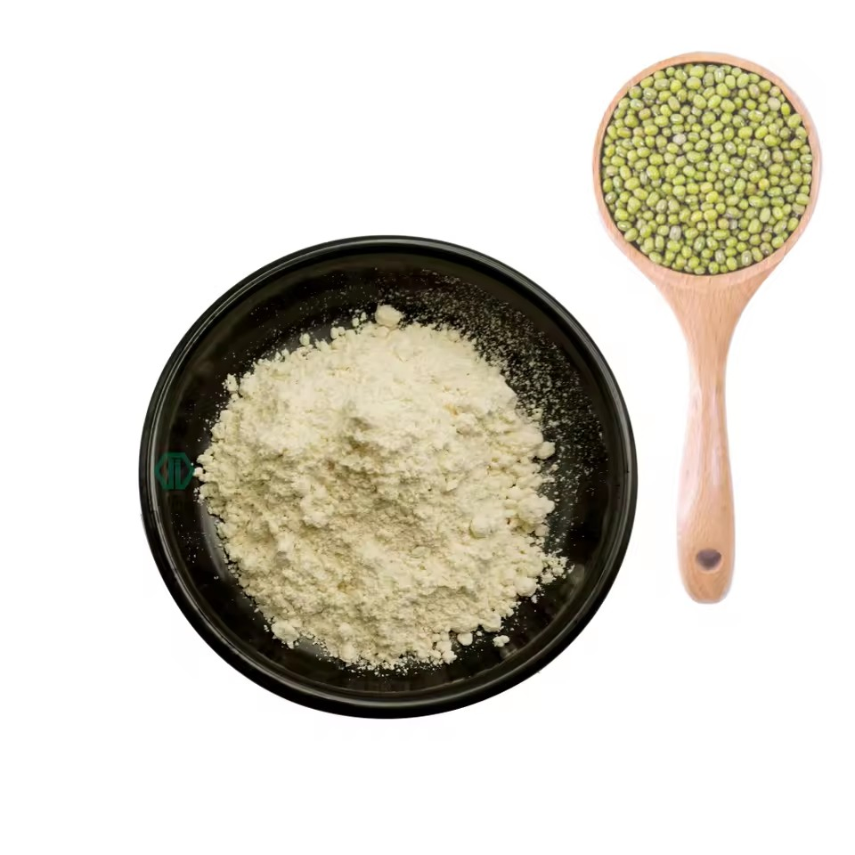 Pó de Isolado de Proteína de Mung Bean Natural de Alta Qualidade por Atacado 85% Proteína de Mung Bean