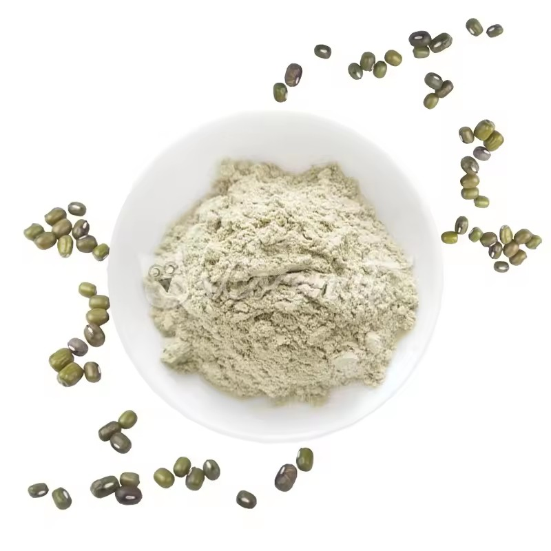 Proteína Peptídica Natural de Feijão Mungo Hidrolisado em Pó de Feijão Verde de Alta Qualidade 100%