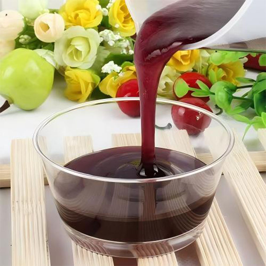 Suco concentrado de mirtilo congelado fresco de alta qualidade e rico em antioxidantes a granel