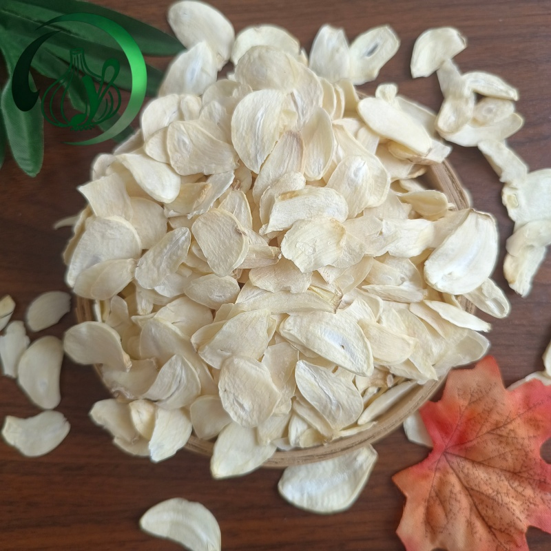 Flocos de Alho Secos Chineses Vegetais Desidratados Chips de Alho para Misturas de Temperos e Uso Alimentar Industrial