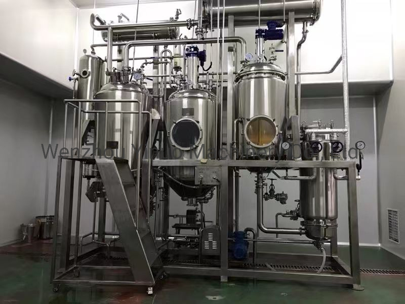 100L SS304 Máquina de Extração por Destilação a Vapor de Óleo Essencial Fitoterápico Botânico de Pequena Capacidade em Escala de Laboratório