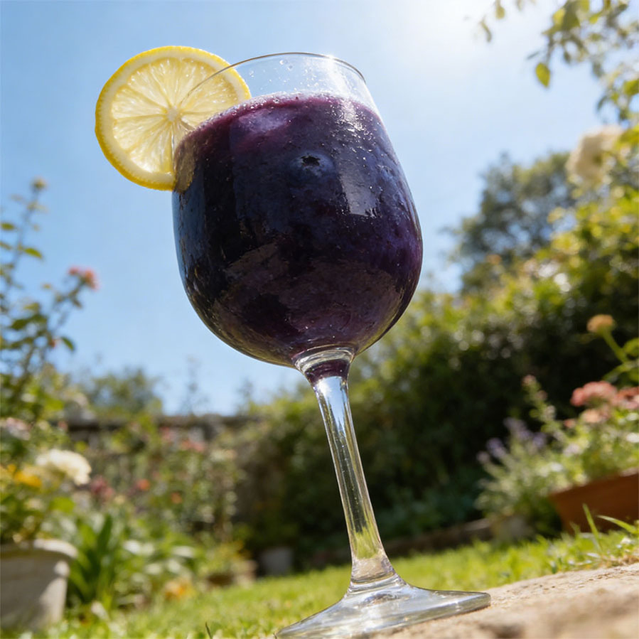 Suco concentrado de mirtilo fresco congelado orgânico em grande quantidade, rico em antioxidantes