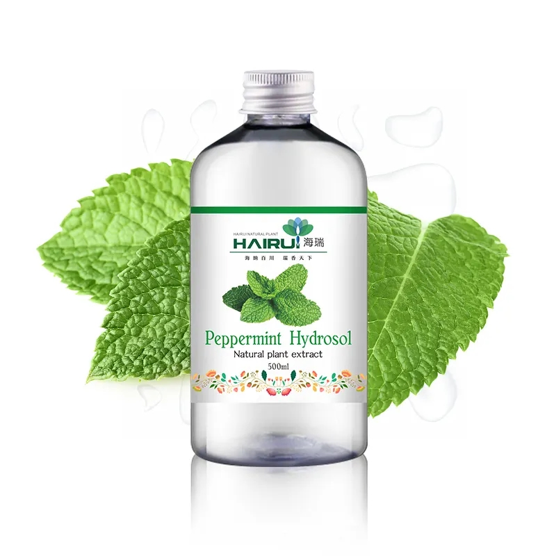 Água de Hortelã-Pimenta Orgânica Pura Extrato Natural de Planta Hidrossol de Hortelã-Pimenta para Cuidados com a Pele