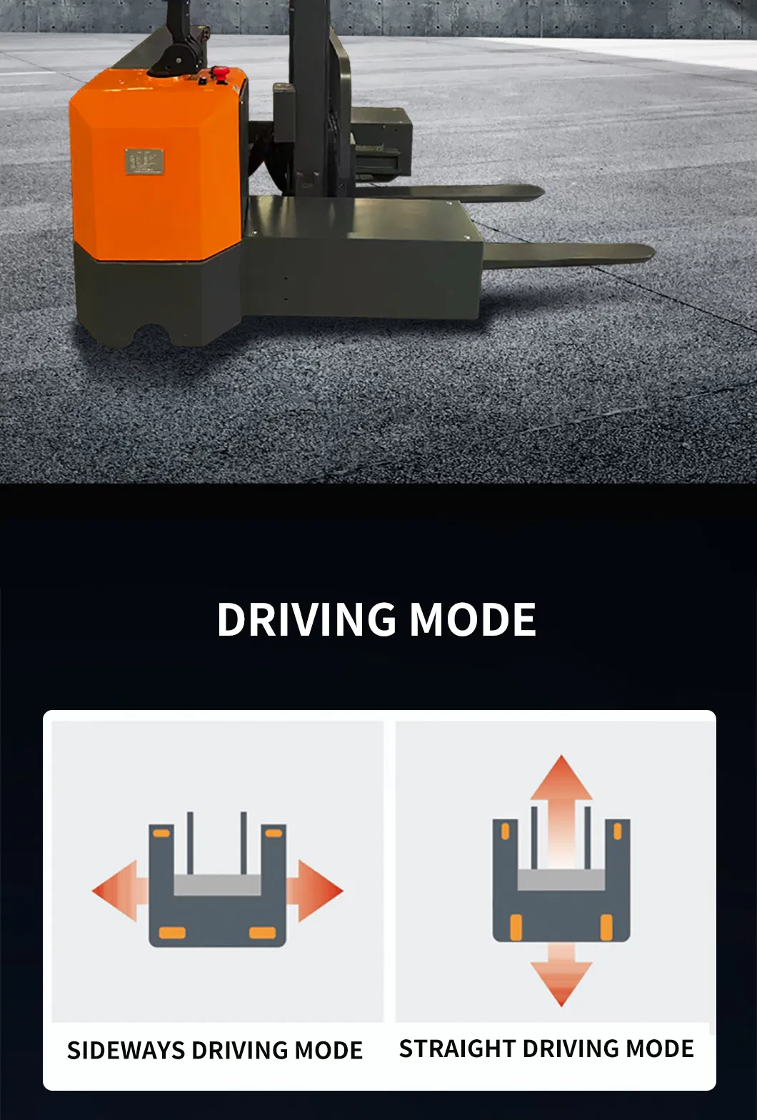 Electric Reach Forklift Detail
