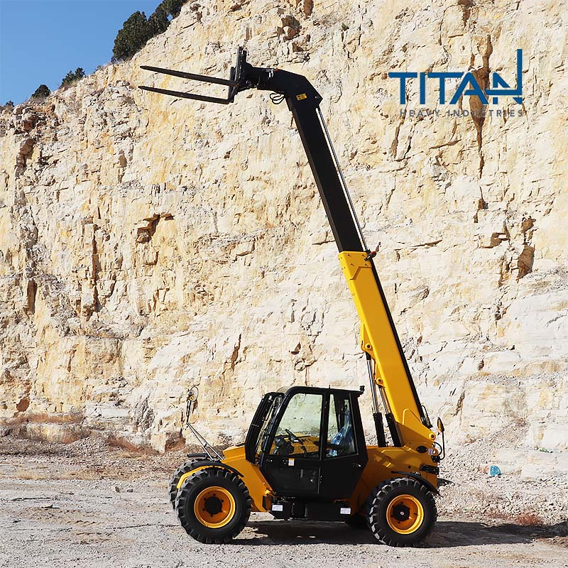 Construction telescopic handler with 7m 3m³ 3tons using in mine construction
