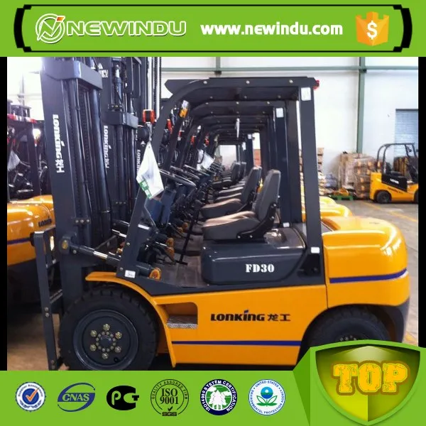China Lonking 3.5ton Diesel Forklift Side Loader Forklift Price Fd35