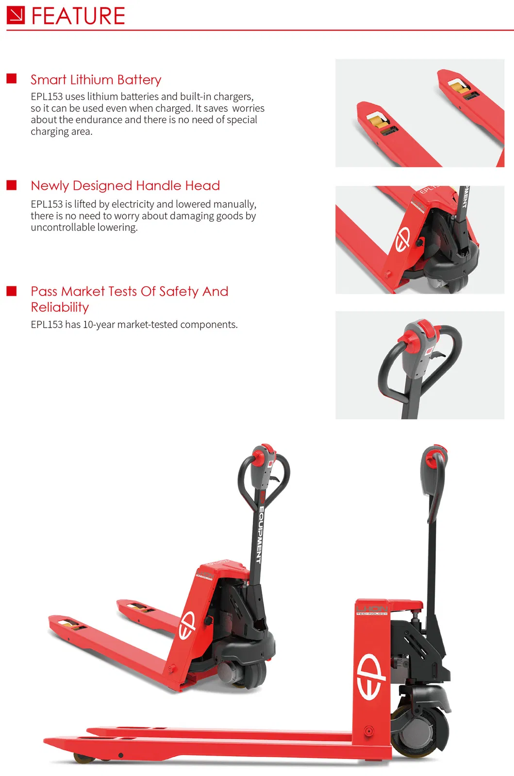 Li-ion Powered Pallet Jack