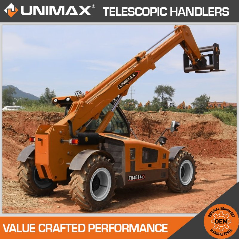 Industrial 10t 12t 15t Cat Bobcat Genie Skytrak Gehl 20m 24m 25m 30m Telehandler Lift Extended Forklift Variable Reach Forklift Rotating Telescopic Handler