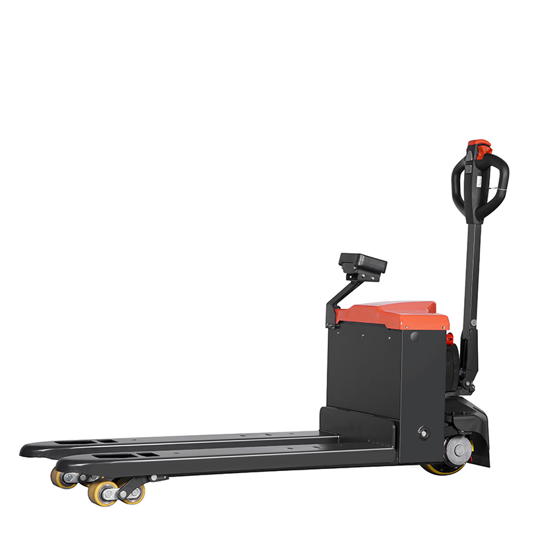 Compact Electric Pallet Jack with Integrated Fork Scale for Efficient Distribution