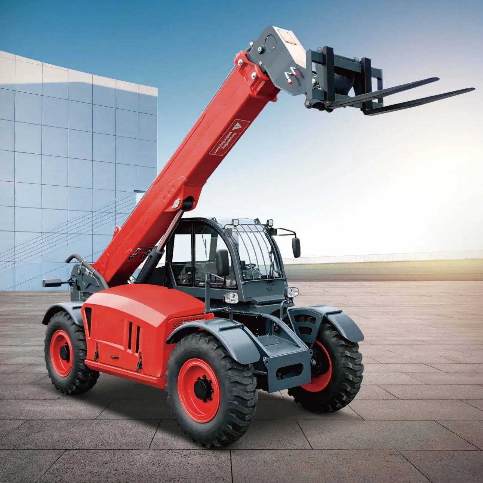 China High-Strength Telescopic Boom Forklift Truck for Ports