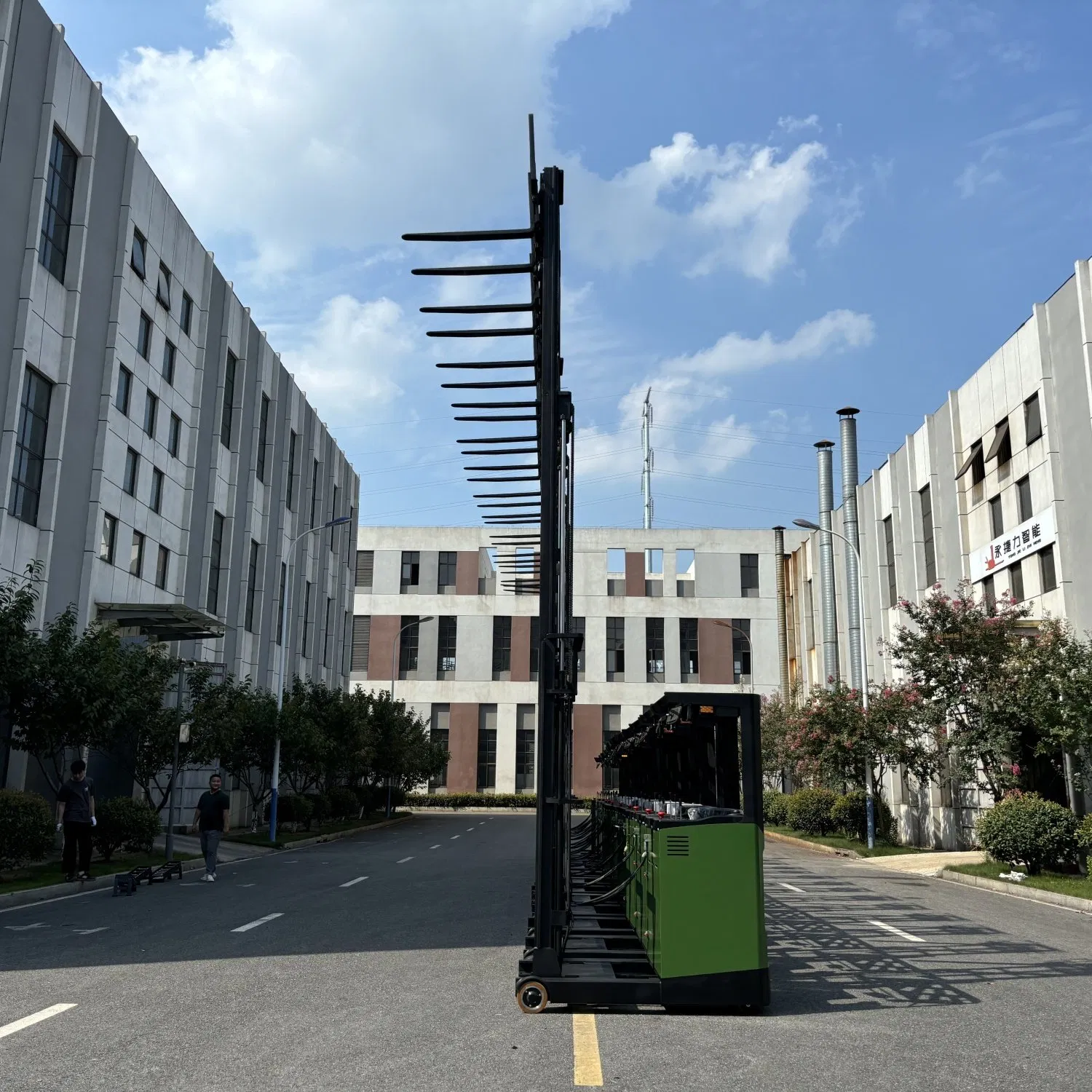 New 2.0t 2.5ton 3ton 12m 13.5m Narrow Aisle Electric Forklift Reach Truck Agv