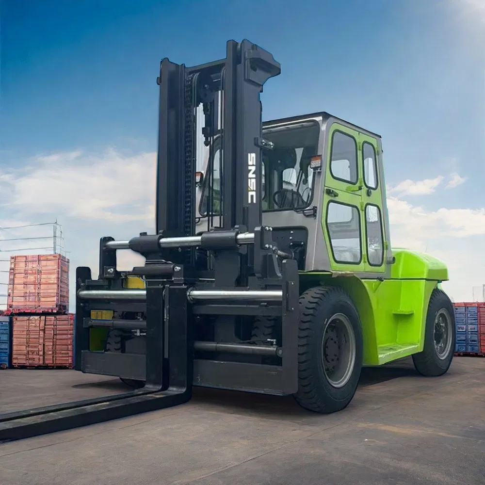 Fd100 10 Ton Forklift 10m 10t New High 10ton Heavy Duty Fd100 Diesel Engine Made in China Explosion Proof Forklift