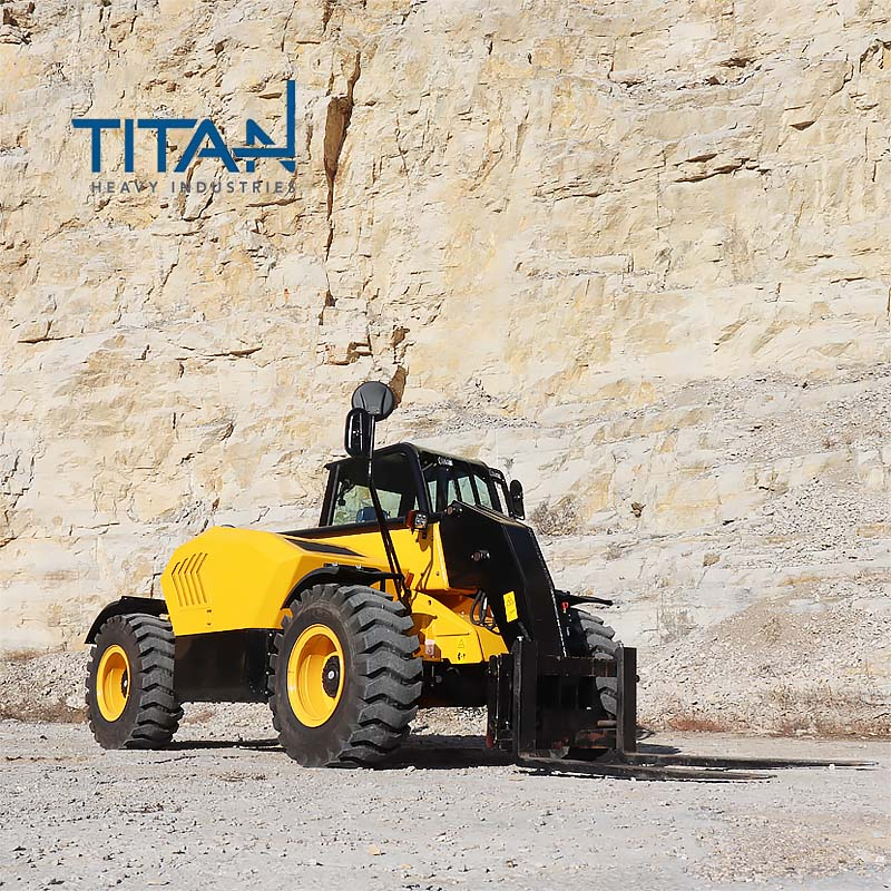 Construction telescopic handler with 7m 3m³ 3tons using in mine construction