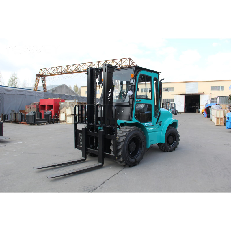 Multifunctional Diesel Rough Terrain Forklift Multi-Purpose New Four Wheel Drive 4WD Hydraulic off Road All Terrain Rough Terrain Forklift