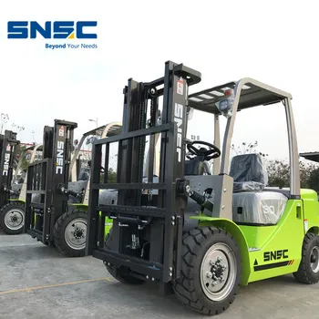 Diesel Forklift Side View