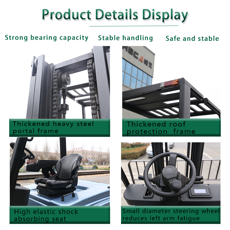 1.5 Ton -5 Ton High Explosion-Proof Safety Electric Forklift Battery Forklift Made in China