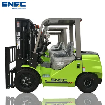 Diesel Forklift Front View