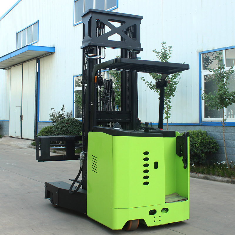 4 Way 2.5ton Multi Directional Electric Reach Forklift Truck with 2 Stage Mast
