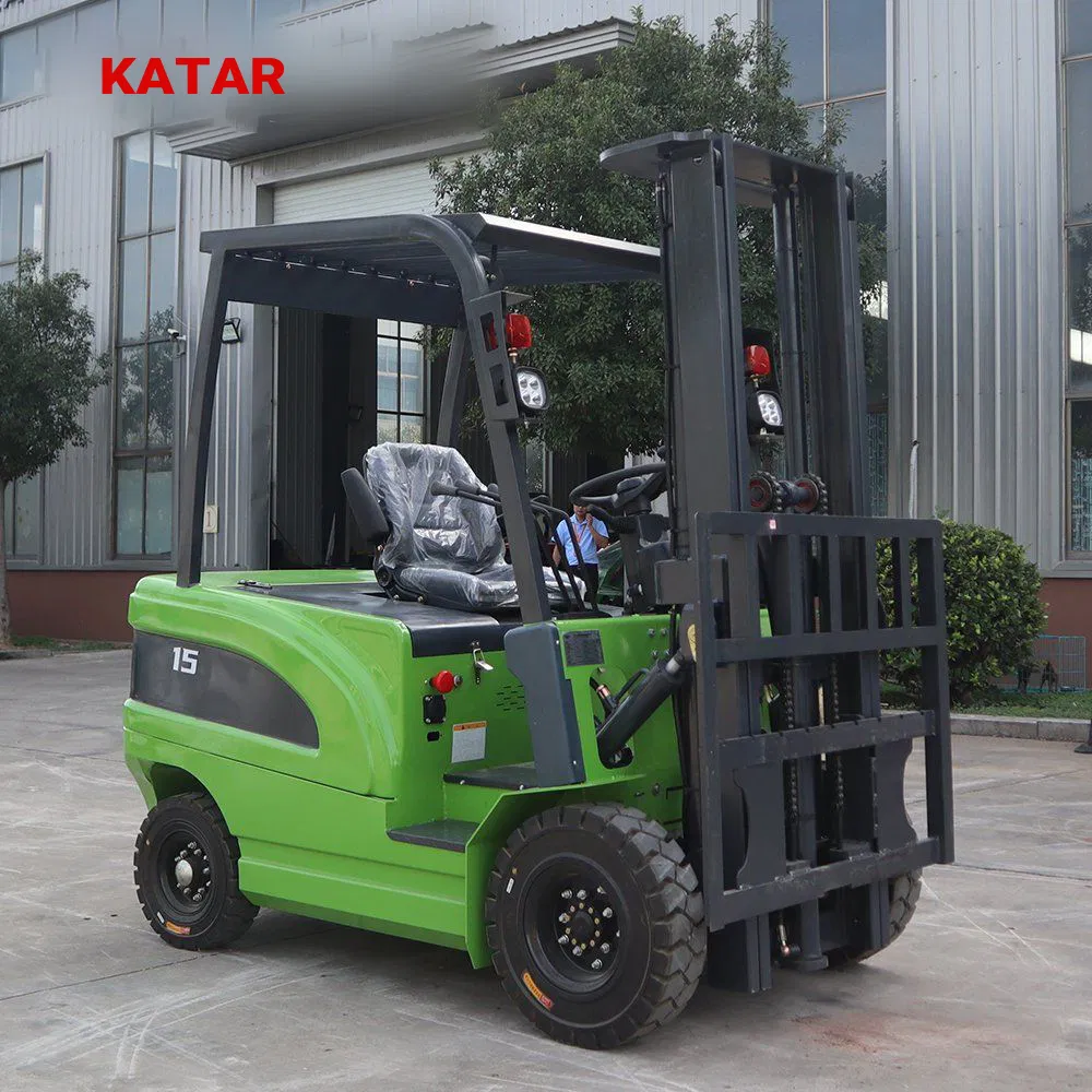 4 Wheel Lift 3.5 Ton Diesel Side Loader Powered Counterbalance Small Mini Electric Battery Hydraulic Pallet Forklift