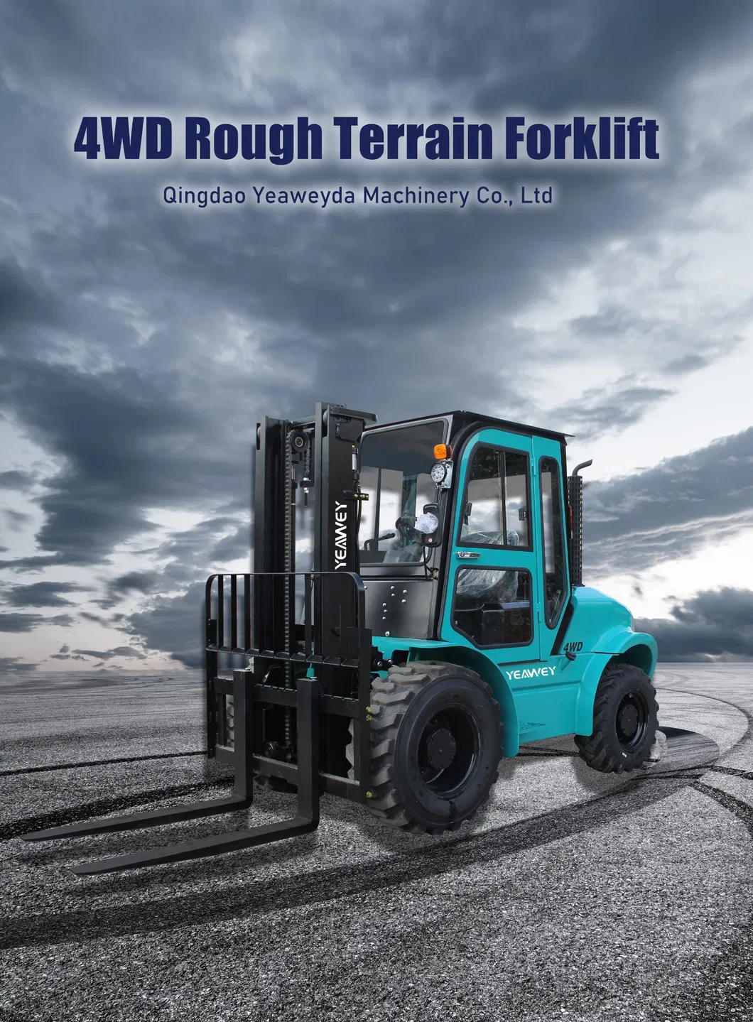 4WD Rough Terrain Forklift