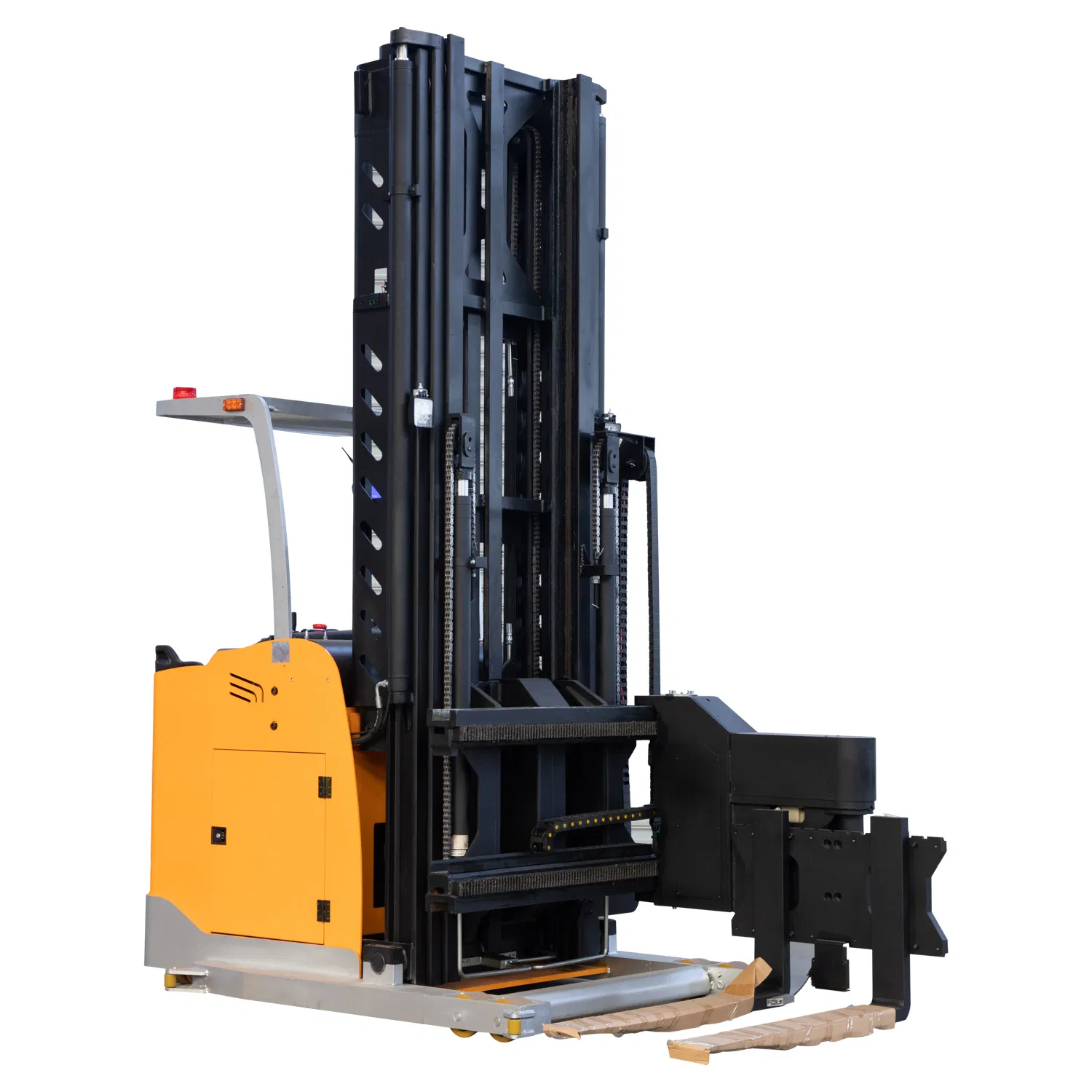 Cqd15 Cqd20 6m 8m 10m 13m China Top Brand Electric Reach Truck 1.5t 2t 2.5t Electric Forklift Option Lithium Battery Reach Truck 4 Way 4 Directional