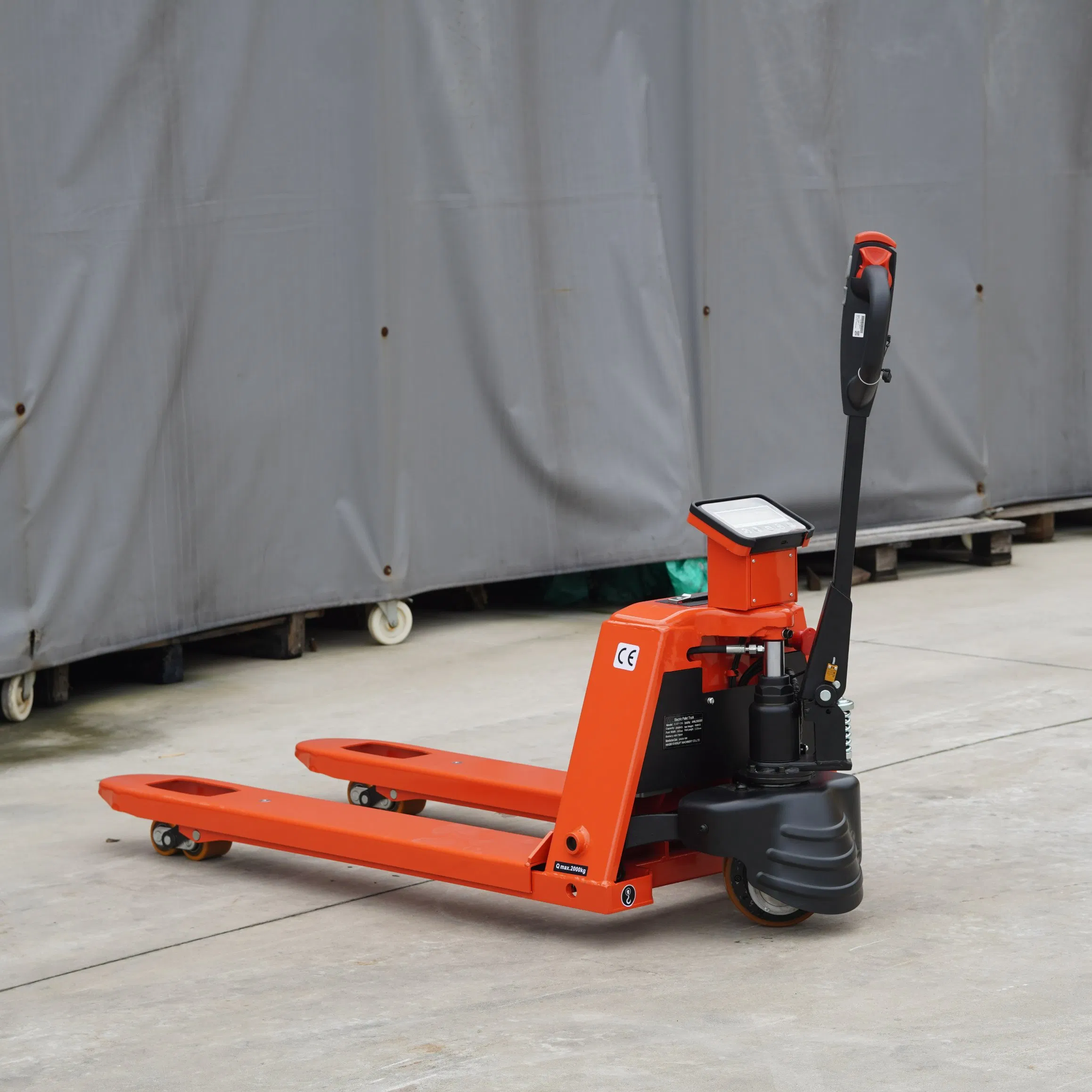 Heli High Quality Automatic Weighing Scale Pallet Jack 2000kg Electric Pallet Truck