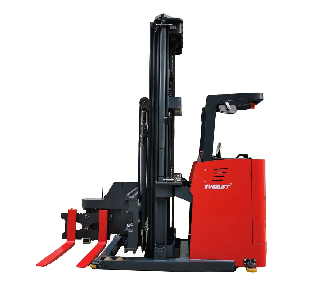 VNA 3 Way Forklift Electric Forklift Side View