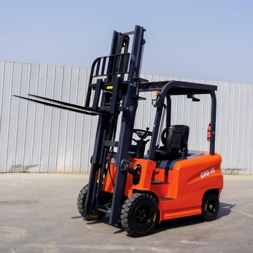 1.5t 3m Lift Triple Mast Duplex Mast Side Shift Electric Forklift Fast Charging for Narrow Aisle Electric Forklift